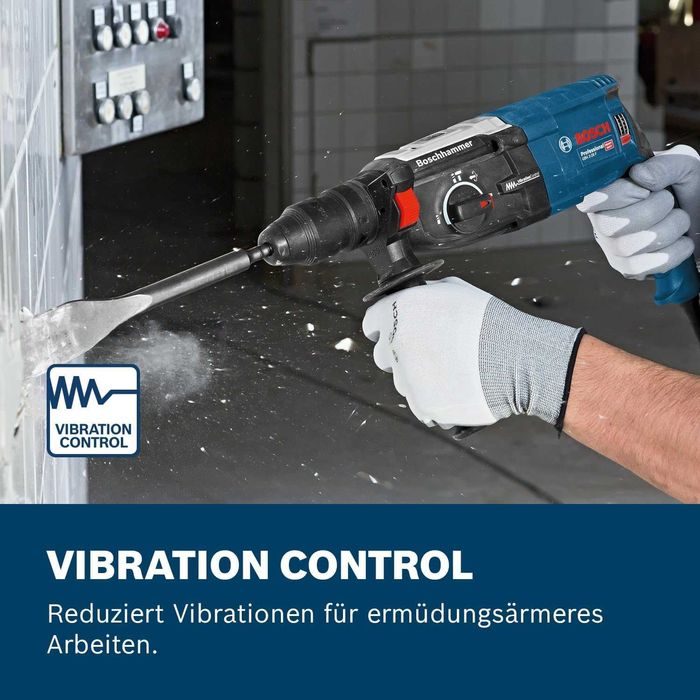 Перфоратор Bosch GBH 2-28 F Professional, 880 W, Включва 6 части