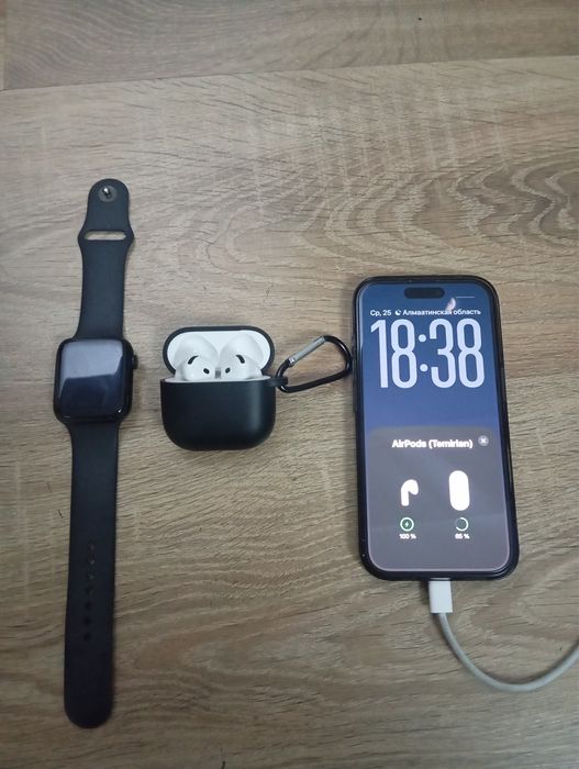 В продаже apple 16, airpods watch