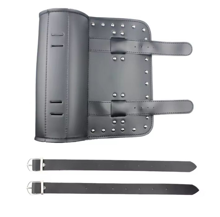 Чанта за мотор, цилиндър, кожа, 30 Х 13 см