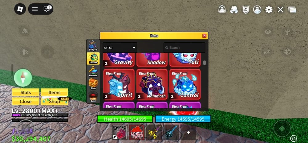 Блокс фрукт акк.