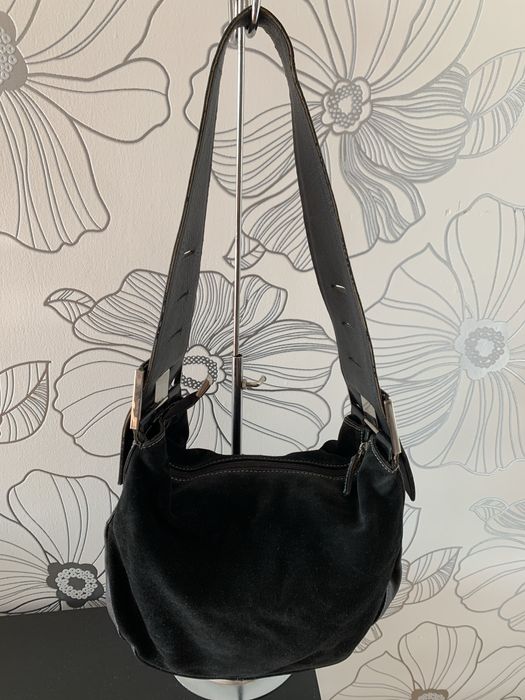 Сумка из натуральной замши