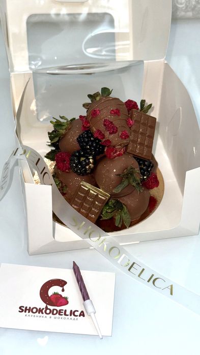 клубника в шоколаде