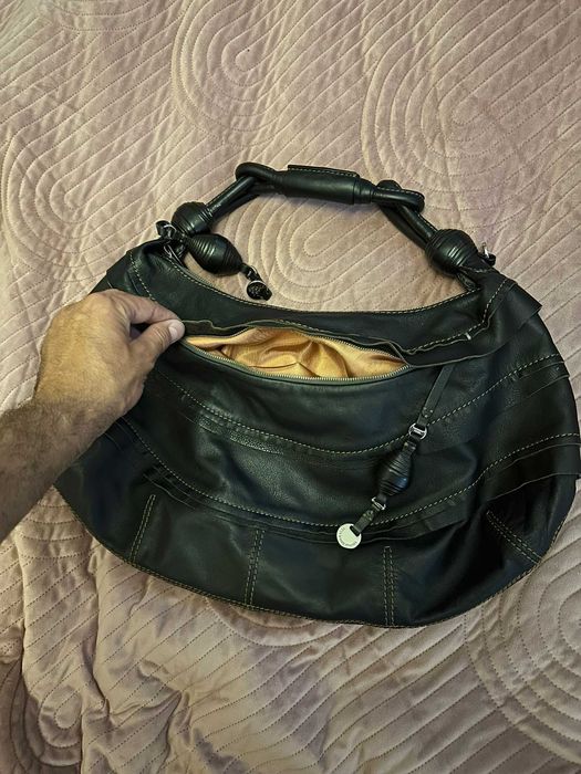 GEANTA de umar FULL PIELE naturala - GEORGE GINA & LUCY - Vintage !