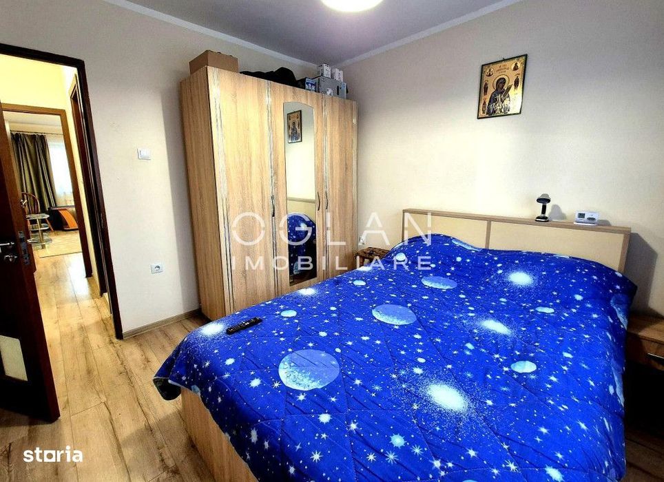 2 camere Valea Aurie, et.3, balcon, comision 0%