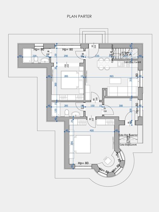 Casa de vanzare in centru la doar 5 minute de mers pe jos de UMF