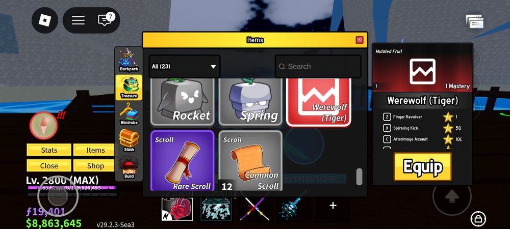 Фрукт волка блокс фрукт