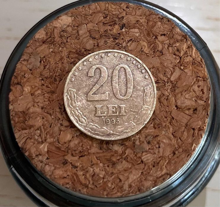 Monedă de 20 de lei din anul 1993, de colecție