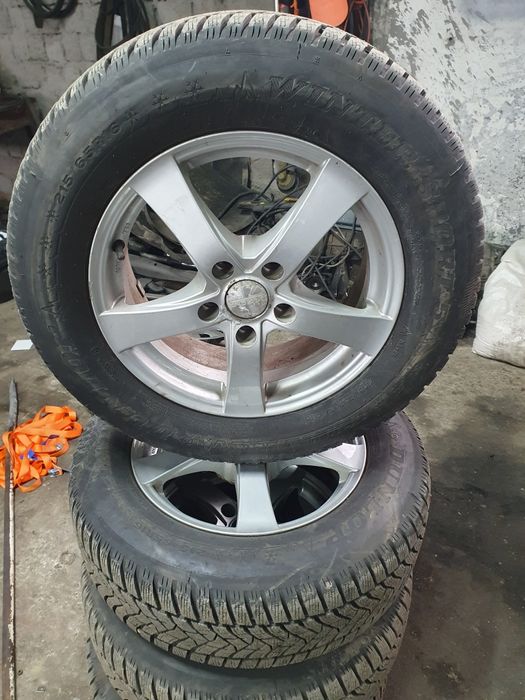 Vand jante aliaj 5x14,3 + anvelope 215 65 r16