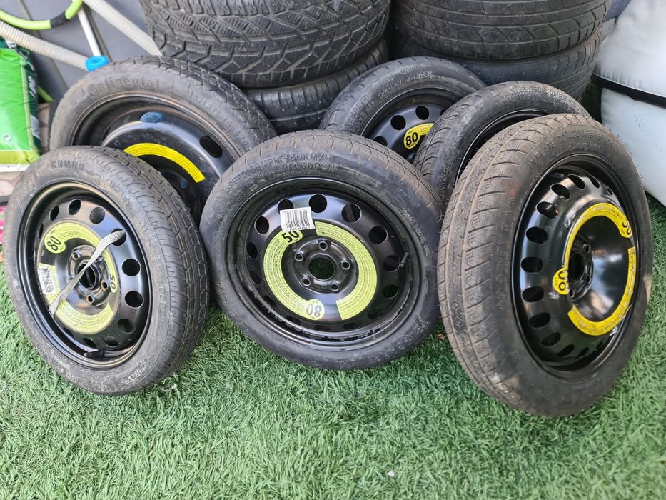 Roti rezerva slim volkswagen audi 5×112 R16 R17 R18