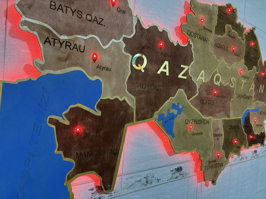 Карта Казахстана