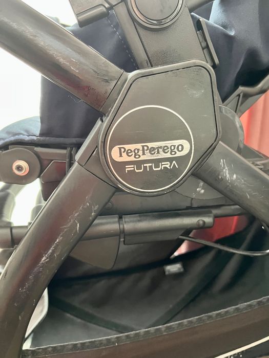 Количка 3 в 1 Пег Перего  с летен и зимен кош, столче за кола