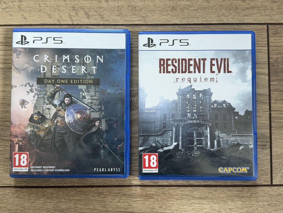 Продавам Crimson Desert (PS5) и Resident Evil Requiem (PS5)