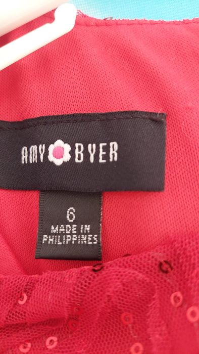 Amy Byer оригинална червена официална рокля за повод - 6