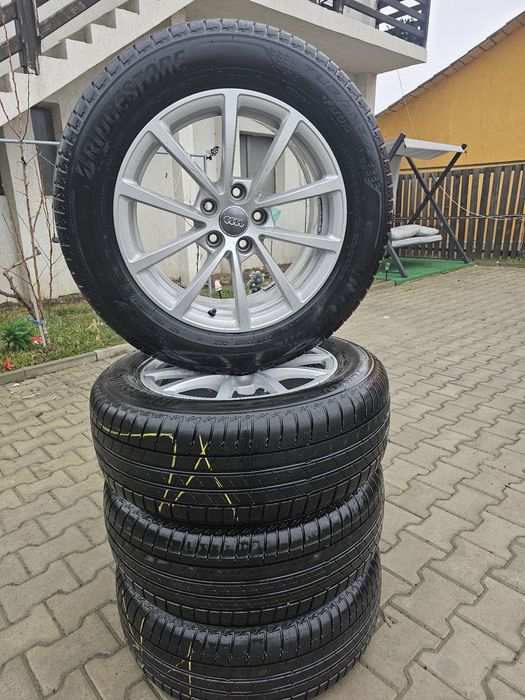 Set 225 60 R17 Jante Audi, VW + Anvelope Bridgestone