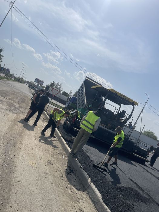 Асфальтирование . Укладка асфальта !