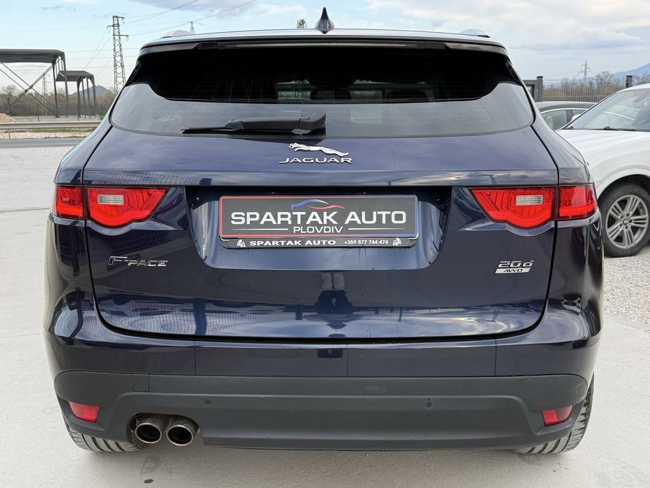 Jaguar F-PACE 2.0D* 2018г* 152.000КМ* Сервизна История* Топ Съствние*