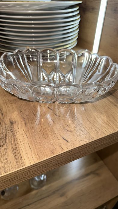 Посуда сервис хрустальная ваза