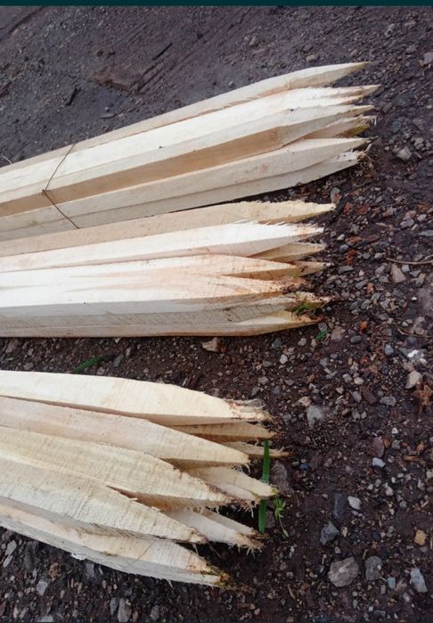 Колове за домати и овошки и дървена оградка