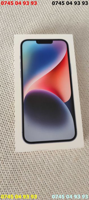 cutie telefon iphone 14 plus Blue 256gb se vinde ca in imagini