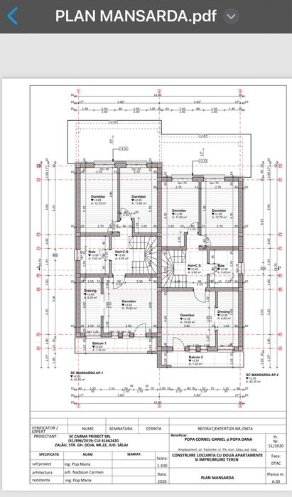 Casa tip duplex semifinisata 125mp