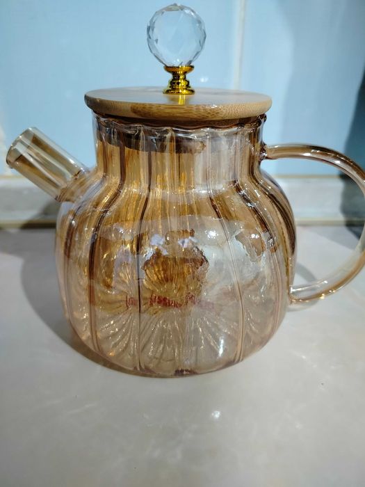 Продам чайник-заварник стеклянный