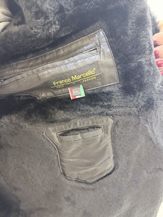 Кожаная дубленка мужская