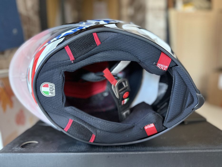 AGV Pista GP RR - Rossi Soleluna 2022 - M + Mir Americas - MS