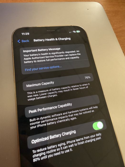 Iphone 12 pro 256 76%