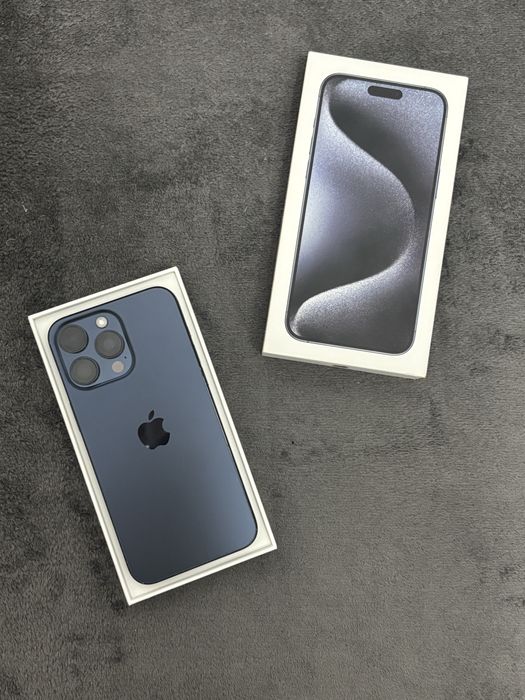 iphone 15 pro max blue titanium 256gb