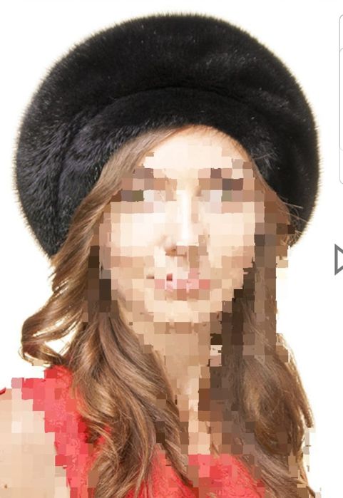 Продам норковый берет объёмный