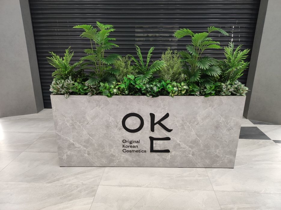 Кашпо из МДФ для цветы и искусственный растения