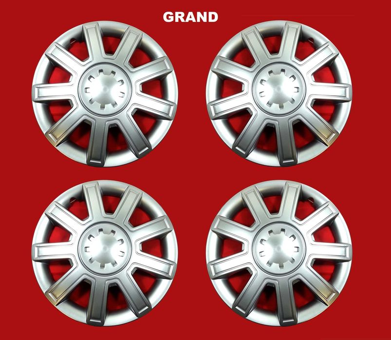 Универсален комплект тасове 4бр-13,14,15 или 16'' инча черно или сиво