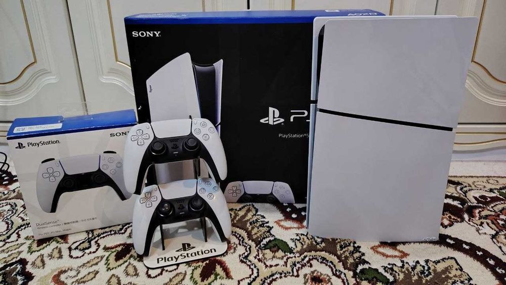 Playstation 5 Slim  2 Джойстик идеальный состояние Топ игры