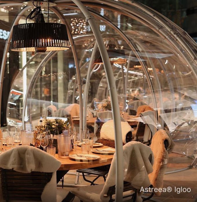 Дворна беседка тип иглу с поликарбонат за всеки сезон 10%