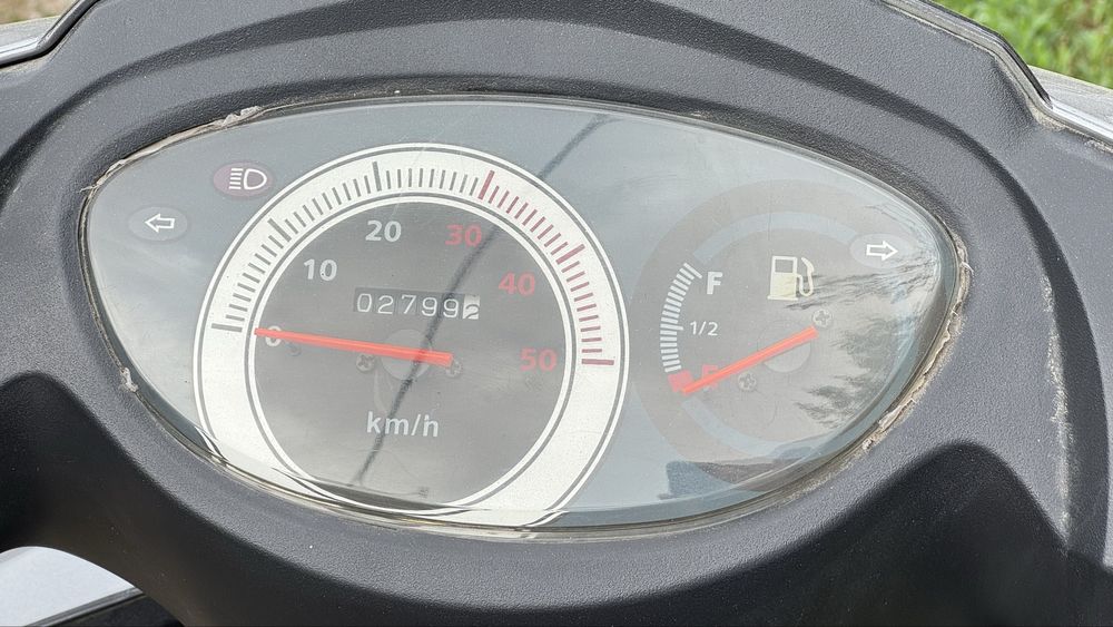 Мопед м8 серый цвет