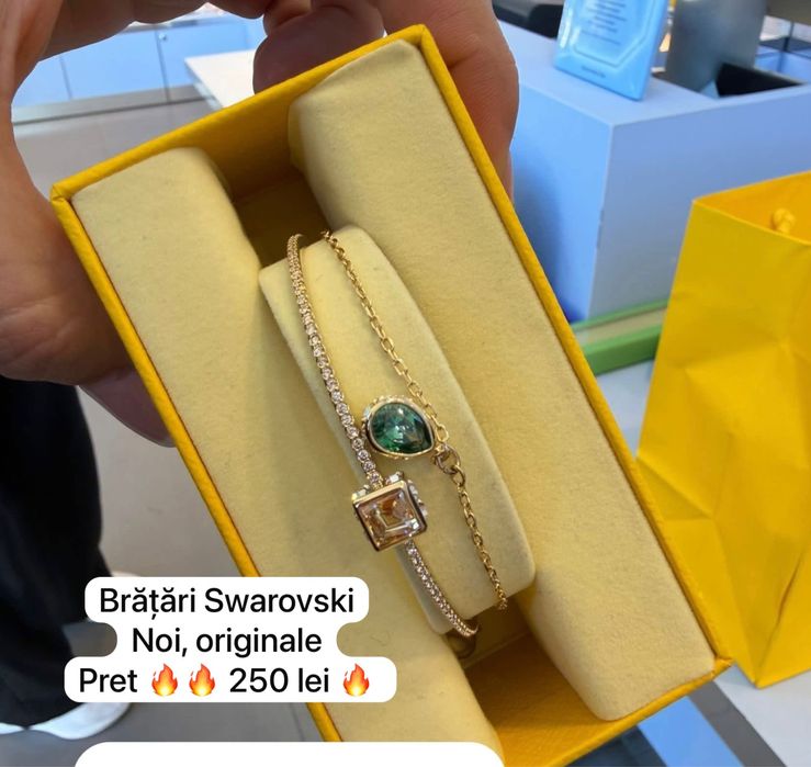 Bijuterii swarovski, noi, originale, cutie etc