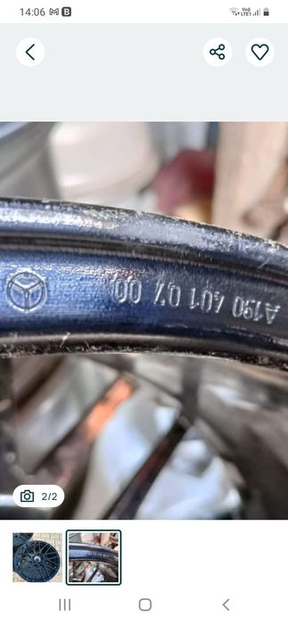 2 jante aliaj 5x112 R19 originale Mercedes W190 AMG ,GT