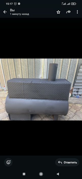 Печка на бане для бани