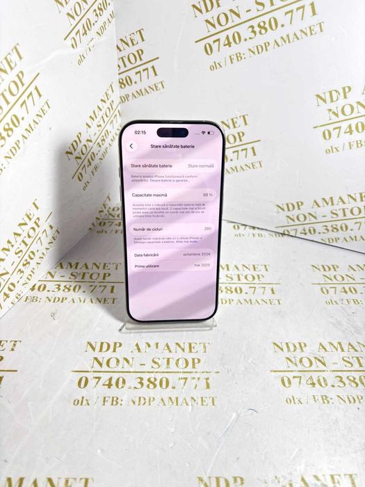 NDP Amanet Calea Mosilor 298 IPHONE 16 PRO (  49955)