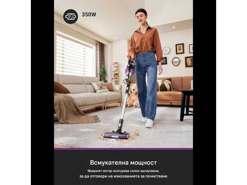 Вертикална Безкабелна Прахосмукачка EUREKA Stylus Elite NEC490, 24 000 Pa