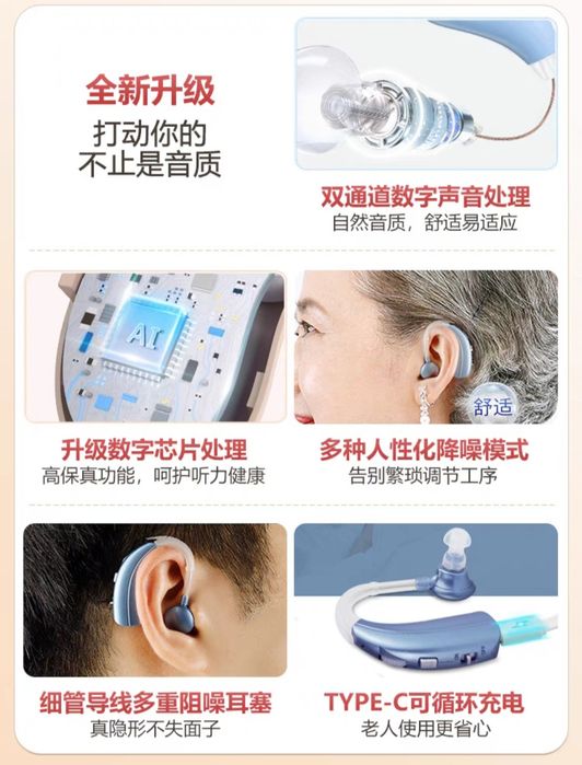 Новый перезаряжаемый слуховой аппарат