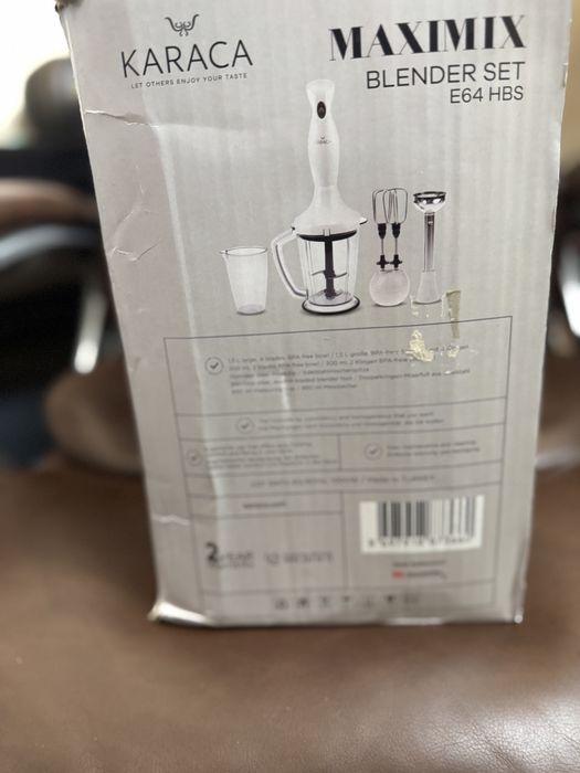 Пасатор с чопър и миксер Karaca