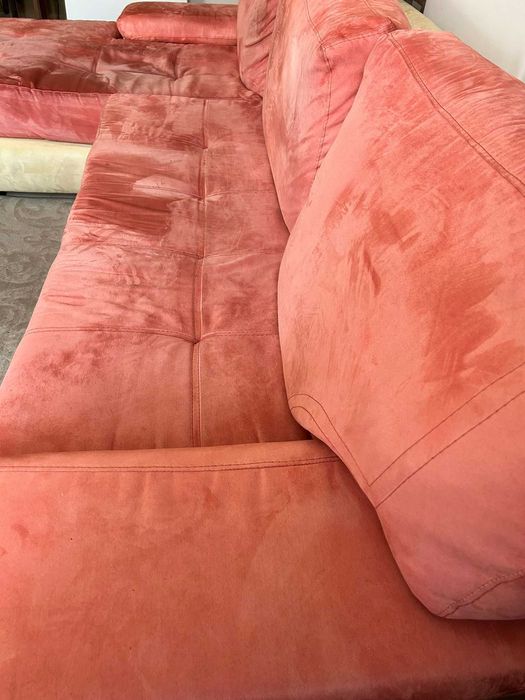 Ъглов диван с лежанка