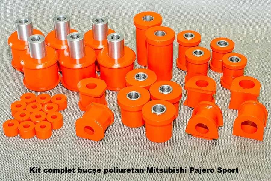 Kit complet bucse Mitsubishi Pajero Mk 1/2/3 + Pajero Sport-Poliuretan