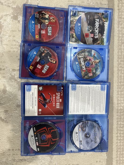 Игры для пс4-5 в отличном состоянии
