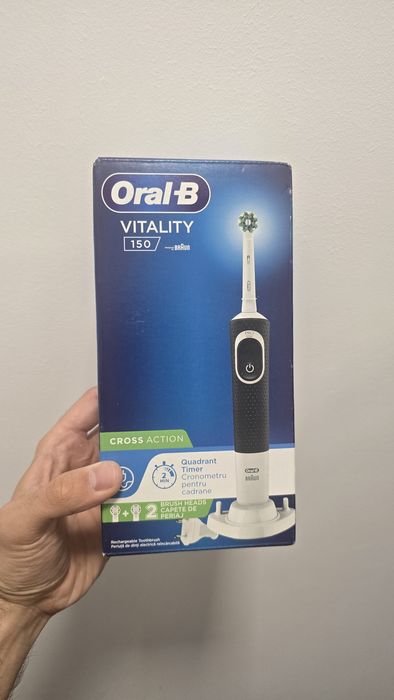 Oral-B Vitality 150 Cross Action Periuță de dinți electrică cu Temporizator Neagră