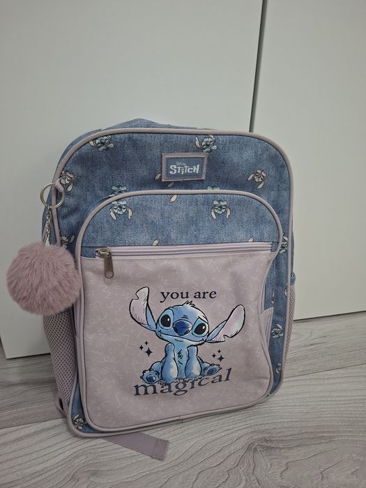 Ghiozdan scoala fete, Disney Stitch You are magical