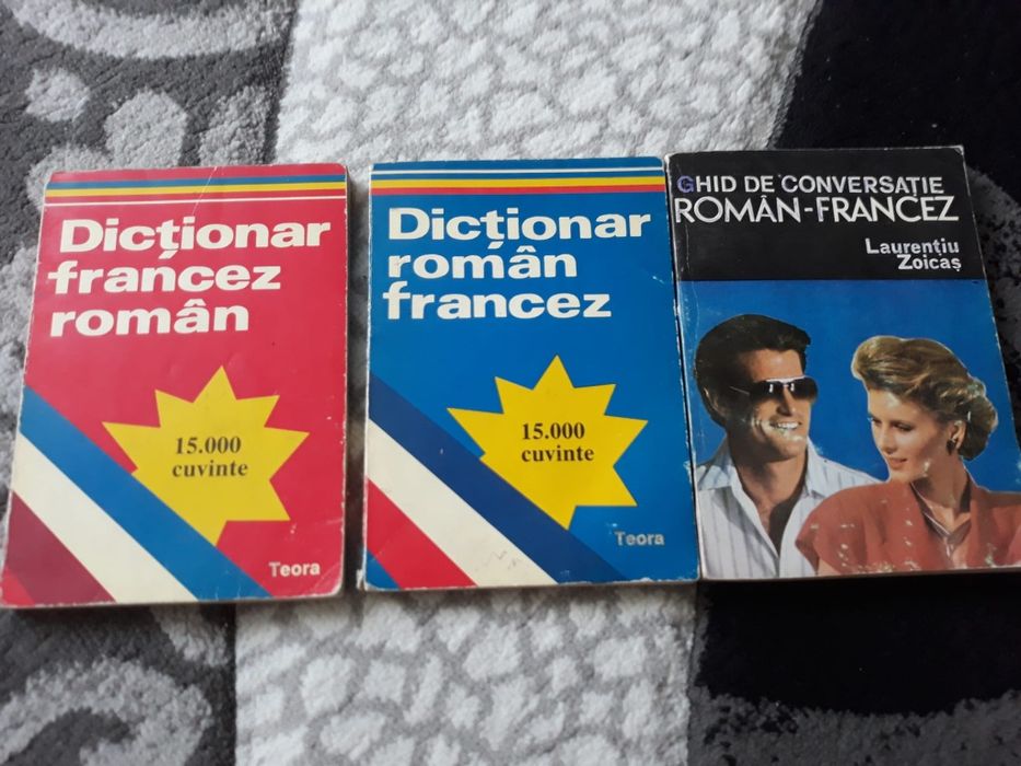 Dicționare 2 +ghid conversație francez