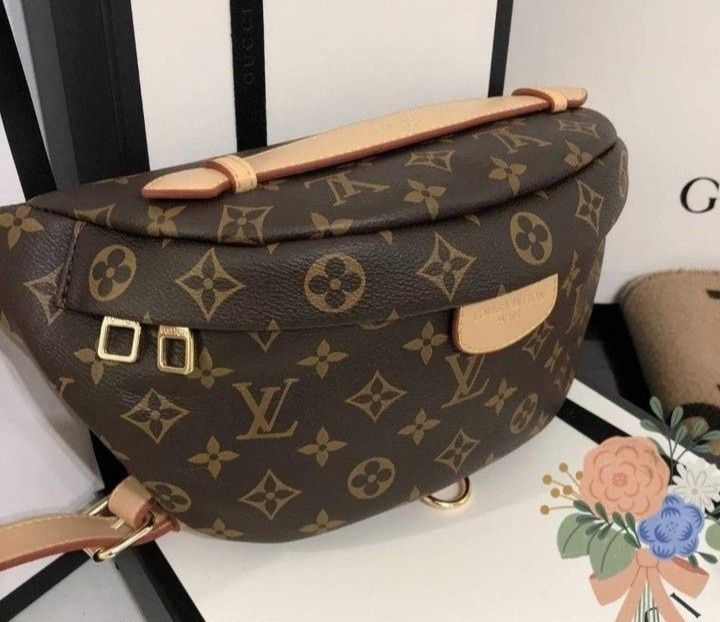 Borseta LV new model unisex, curea reglabila, etichetă, saculet
