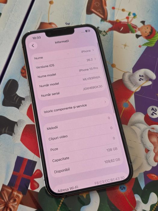 iPhone 13 Pro 128GB bateria 100%